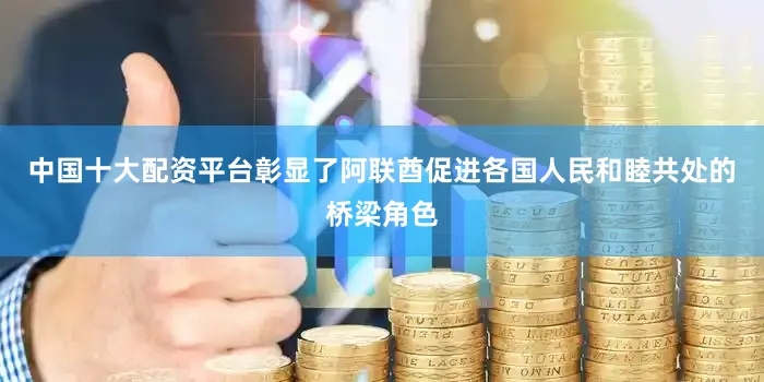 中国十大配资平台彰显了阿联酋促进各国人民和睦共处的桥梁角色